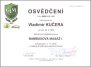 Certifikát Bambusová masáž